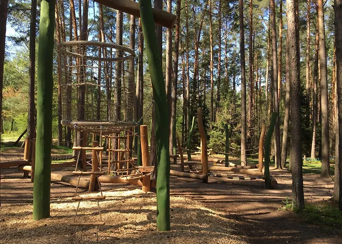 Tatil parkı Naturama Brombachsee Tinyhaushotel *